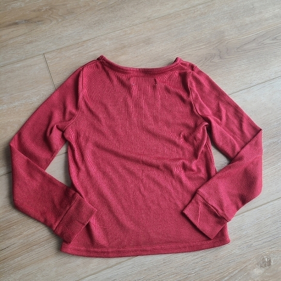 Gender Neutral crimson Christmas Pajama preschool size 6 EUC - Picture 6 of 12